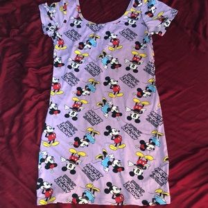 Lavender Woman’s Mickey Mouse Dress